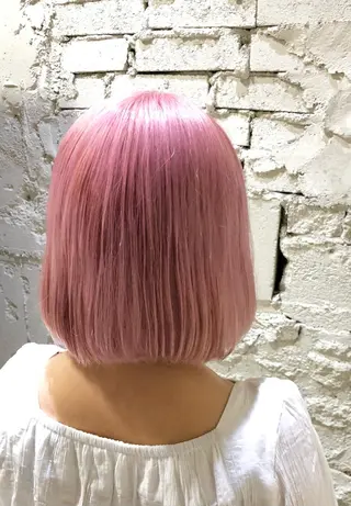 ミディアム カラー レイヤー/韓国 ハイトーン興津史弥のヘアスタイル