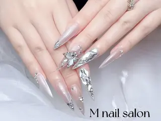 ネイル M🌷nail 長さだし専門店のネイルデザイン