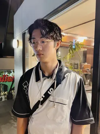 カラー パーマ ヘアアレンジ メンズ ショートヘア原宿 fifth コシのヘアスタイル