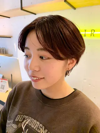 ショート カラー Fuuu《フゥ》所属・シノザキ シンゴのヘアスタイル