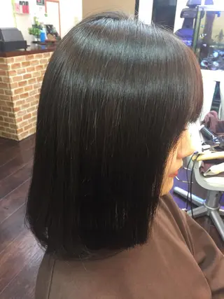 ミディアム パーマ 桧山 真のヘアスタイル