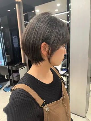 ショート カラー パーマ hair salon Ranun髪質改善のヘアスタイル