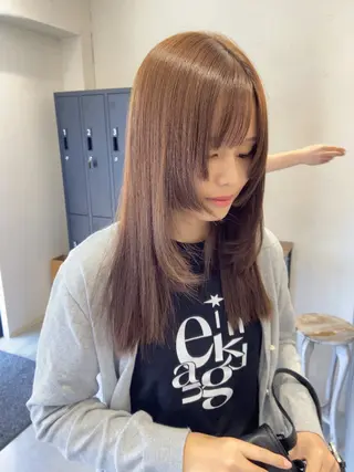 ロング パパスフェリエ/ ツカツネのヘアスタイル