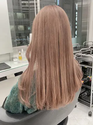 ロング カラー 🩷暖色カラー🩷 BONのヘアスタイル