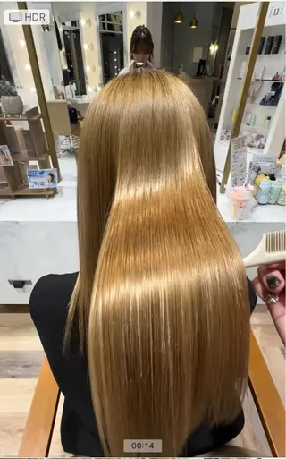 ロング SIGMA latte所属・畑中 夢のヘアスタイル