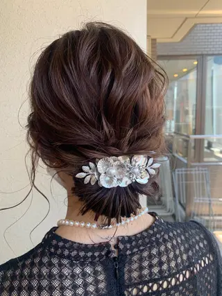 ミディアム ヘアアレンジ regalo 森重ユウのヘアスタイル