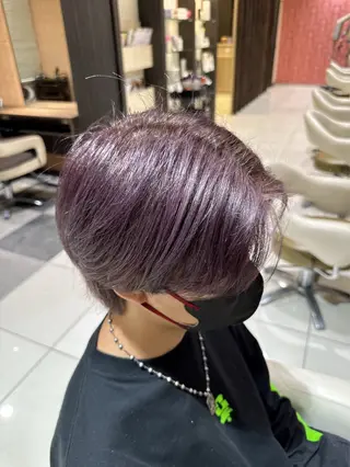 カラー メンズ 岡田 大樹のヘアスタイル