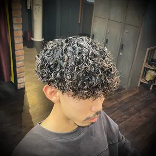 ショート パーマ メンズ Love&Hair Breit/店長下川のヘアスタイル