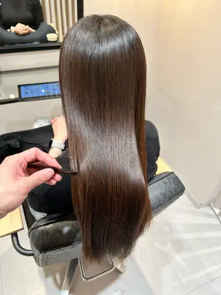 ロング Dears武蔵小杉店所属・縮毛矯正2,000円 ⭐︎期間限定⭐︎のヘアスタイル