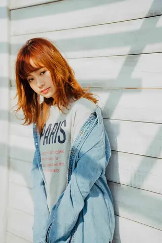 ミディアム カラー パーマ ヘアアレンジ メンズ キッズ ネイル マツエク・マツパ unu hair所属・藤井 仁紀のヘアスタイル