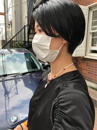 ショート NOUN所属・eri kinjoのヘアスタイル