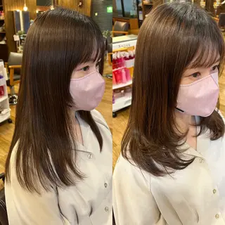 セミロング anon所属・田中 結月のヘアスタイル