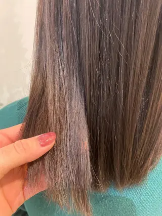 カラー 髪質改善カラー🤍 エクステ✨君島由実子のヘアスタイル