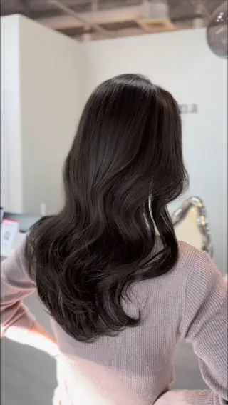 ロング 韓国ヘア🩶侑矢 艶髪透明感/福岡のヘアスタイル