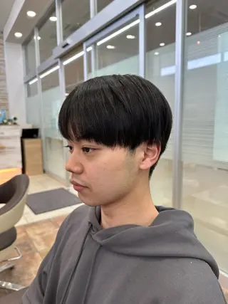 ショート パーマ メンズ 翠川 靖のヘアスタイル