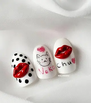 ネイル 3dパーツ/流行り 👧shushu❤️のネイルデザイン