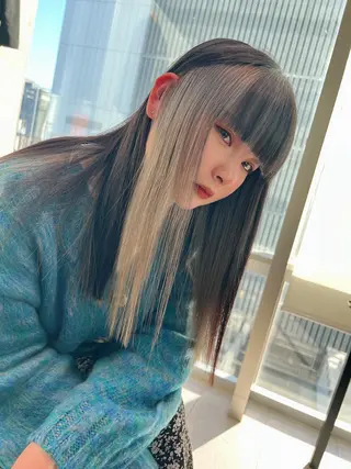 ロング 銀座/韓国/ワンホン 🤍艶髪🖤nahoのヘアスタイル