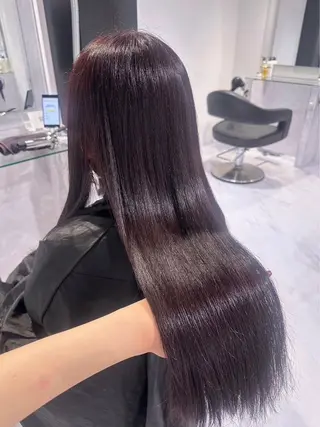 ロング 💗暖色カラー💗 ツヤ髪💗Mayaのヘアスタイル