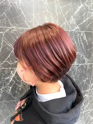 ショート 🔸縮毛矯正/髪質 改善カラー石崎🔸のヘアスタイル