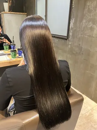 ロング 阿部 翔一郎/暖色系カラーのヘアスタイル