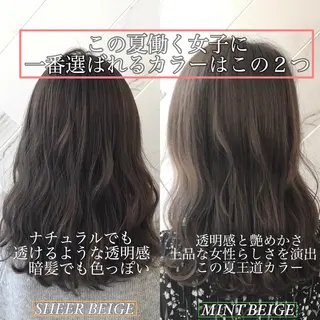 セミロング カラー ✨似合うのその先へ✨ 田中延和のヘアスタイル