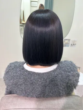 ミディアム カラー newi広島／ Ririのヘアスタイル