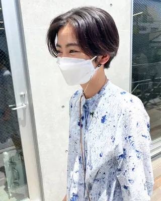 ショート 似合わせカットカラー 👩MINAのヘアスタイル