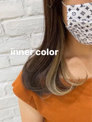 セミロング カラー ENIF ヤマグチアツコのヘアスタイル