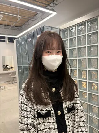 ロング CEJA所属・渡部 心柚のヘアスタイル