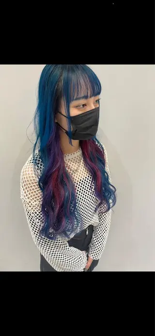 カラー 亀井 菜々花のヘアスタイル