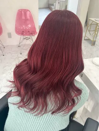 セミロング カラー ハイトーン/韓国風 🤍Nacchi🐈のマツエク・マツパデザイン