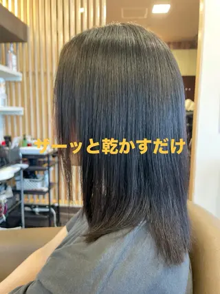 セミロング 山楯 敏章のヘアスタイル
