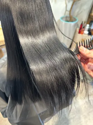 ロング fuu。。。銀座所属・美髪質改善✨ 縮毛矯正✨HIDEのヘアスタイル