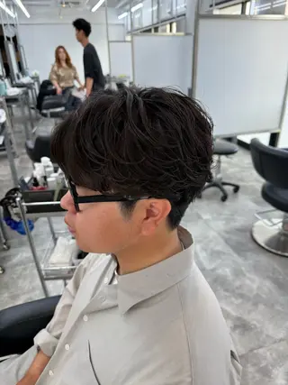 ミディアム メンズ特化美容師 /真家雅樹🔥のヘアスタイル