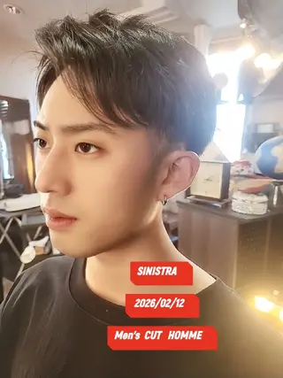 ショート メンズ sinistra シニストラ 足利山下店所属・再来94%★原宿足利 ★シニストラ★表参道のヘアスタイル