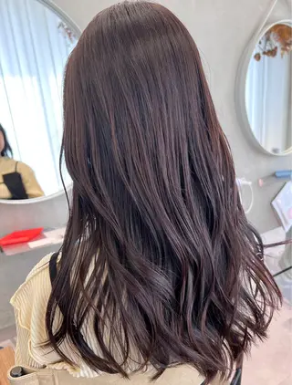 ロング 仲川 沙希のヘアスタイル