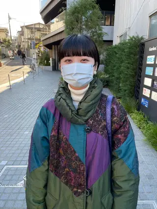 ショート カラー パーマ/透明感カラー /ボブ/吉田一生のヘアスタイル