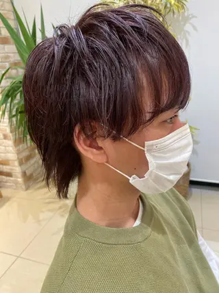 ショート カラー メンズ 🩵波巻き／ツイスパ HARU💎のヘアスタイル