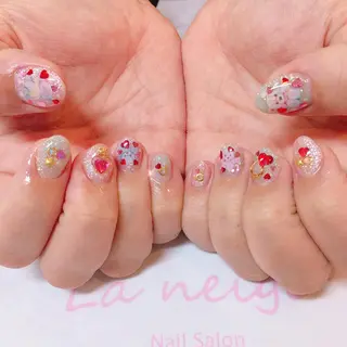 ネイル La neige* yuki 🥯🍑のネイルデザイン
