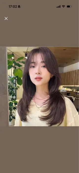 ロング 若狭 真央のヘアスタイル