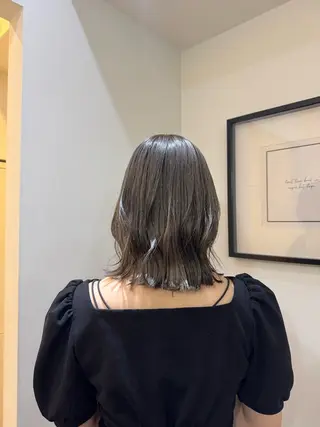 カラー La fith hair charme 渋谷店【ラフィス ヘアー シャルム】所属・ボブ/縮毛/ブリーチ KURUMI💛のヘアスタイル