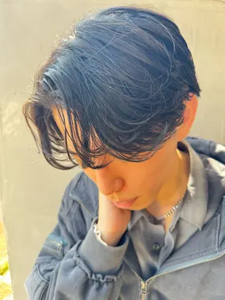 ショート パーマ 【メンズパーマ特化】 美容師/岡田岳斗のヘアスタイル