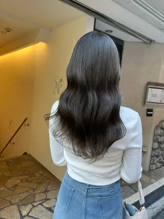 ロング カラー 天王寺髪質改善なら よしみさん✨のヘアスタイル