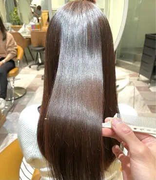 ロング 【代表】 高瀬慎也/縮毛矯正のヘアスタイル