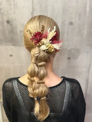 ロング ヘアアレンジ 梨ア .のヘアスタイル