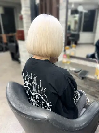 ミディアム カラー ハイトーンエクステ 🎩カズキ🎩のヘアスタイル