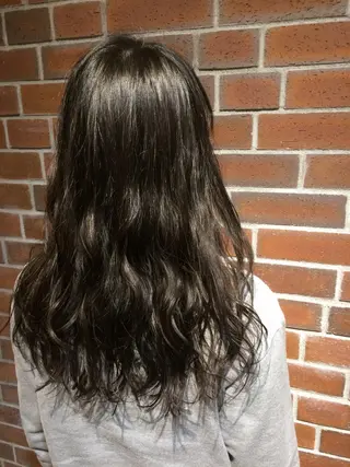 ミディアム セミロング ロング カラー パーマ カラー/髪質改善スペ シャリスト宮本　伸一のヘアスタイル