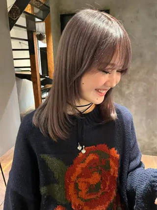 ミディアム arbos所属・arbos/鳳美容室 / yunaのヘアスタイル