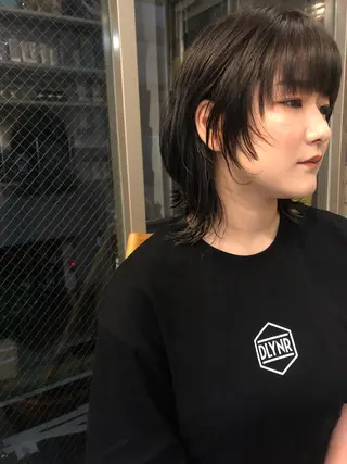 ショート 🌈圧倒的デザイン パーマ　関和希のヘアスタイル