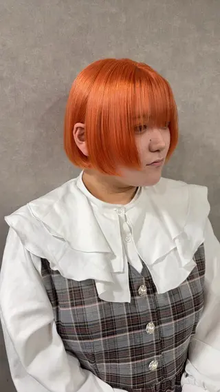 ショート カラー がわ/ウルフカット /ブリーチカラーのヘアスタイル